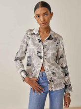 Sky Relaxed Silk Top