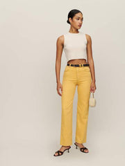 Cowboy High Rise Straight Jeans