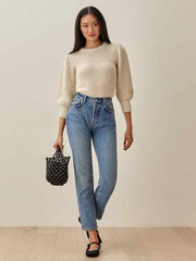 Moneta Puff Sleeve Sweater