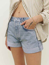 Charlie Cuffed High Rise Jean Shorts
