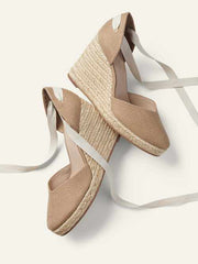 Camilla Lace Up Wedge Espadrille