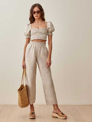 Mora Linen Two Piece