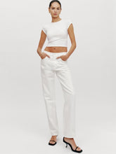 Casey Mid Rise Relaxed Straight Jeans