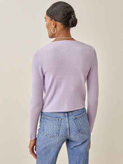 Brio Cashmere Strapless Tank And Cardi Set