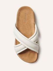 Arianna Puffy Strap Slide Sandal