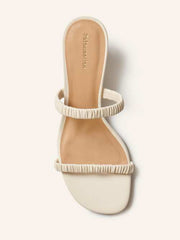 Amaya Ruched Wedge Sandal