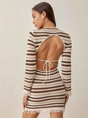Pesca Open Knit Dress