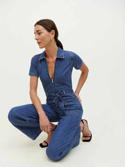 Cassidy Denim Jumpsuit