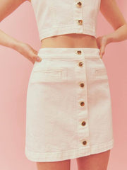 Cher Denim Two Piece Set