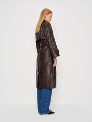 Veda Ashland Leather Trench