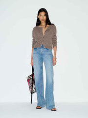 Clara Cashmere Crew Cardigan