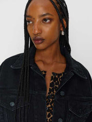 Jori Cropped Denim Jacket