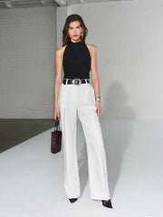 Alex Linen Mid Rise Pant