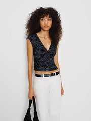 Cherry Silk Top
