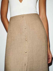 Andi Linen Maxi Skirt