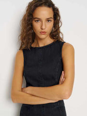 Citron Denim Mini Dress