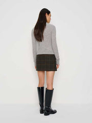 Carla Low Waist Wool Skirt