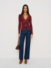 Sunnvia Lace Cashmere Cardigan