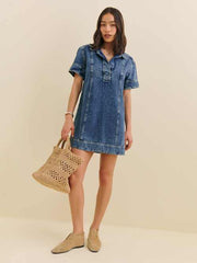 Clark Denim Mini Dress