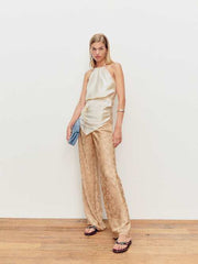 Gale Mid Rise Bias Pant