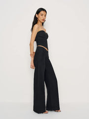 Arana Stretch Low Rise Trouser Wide Leg Jeans