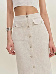 Britt Linen Skirt