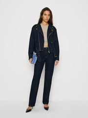Senna Denim Moto Jacket