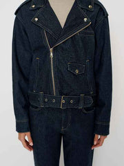 Senna Denim Moto Jacket