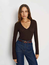 Krista Regenerative Merino V-Neck