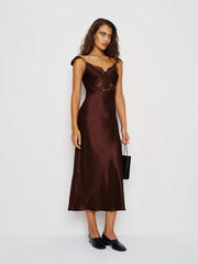 Serafina Silk Dress