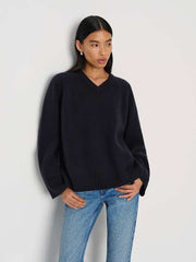 Beth Regenerative Wool V-Neck