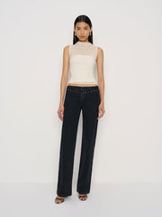 Rayla Super Stretch Low Rise Straight Jeans