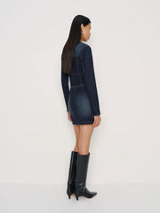 Sunna Super Stretch Denim Mini Skirt