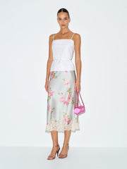 Petites Carolina Silk Skirt