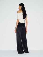 Celine Low Rise Silk Wide Leg Pant