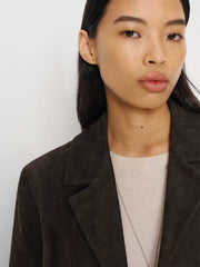Veda Penny Oversized Suede Coat