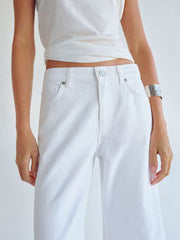 Cary Low Rise Slouchy Wide Leg Short Jeans