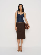 Vickie Denim Top