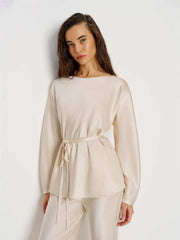 Aubrey Satin Two Piece