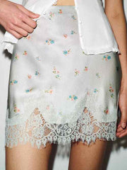 Carolina Silk Mini Skirt