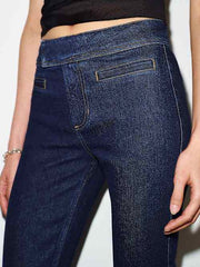 Zoee Stretch Mid Rise Capri Jeans