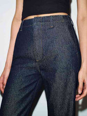 Graycen High Rise Denim Trouser Pant