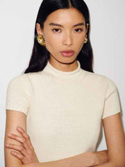 Solene Cotton Sweater Tee