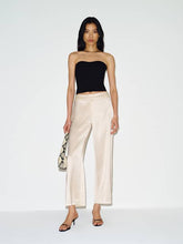 Gisele Satin Low Rise Cropped Pant