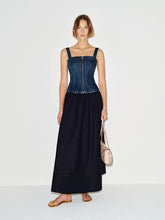 Danielle Stretch Denim Top