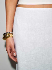 Fleur Linen Skirt