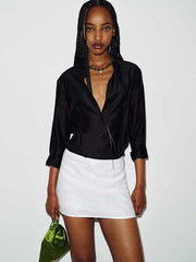 Penelope Linen Skort