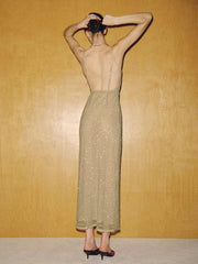Mineral Low Back Knit Dress