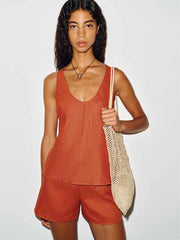 Enzo Linen Two Piece