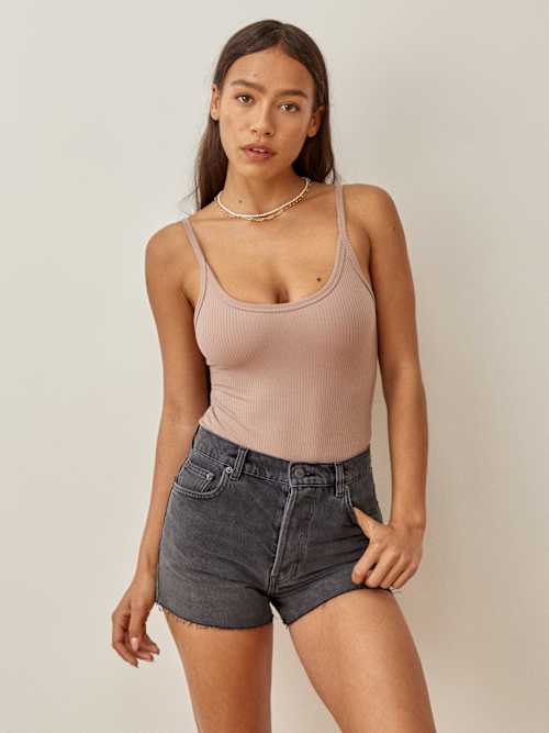 Charlie High Rise Jean Short